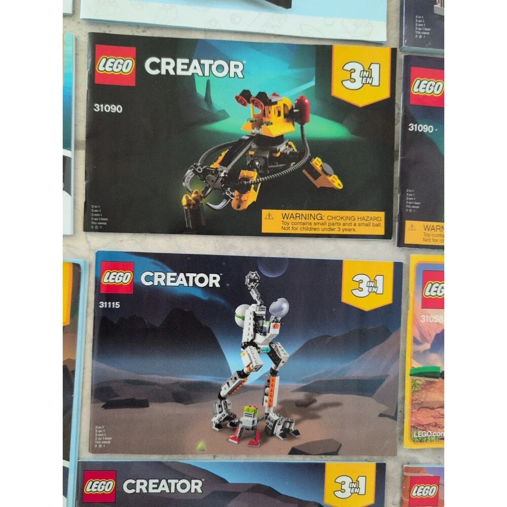 Lego Creator 3 in 1 Lot of 27 INSTRUCTION MANUALS ONLY